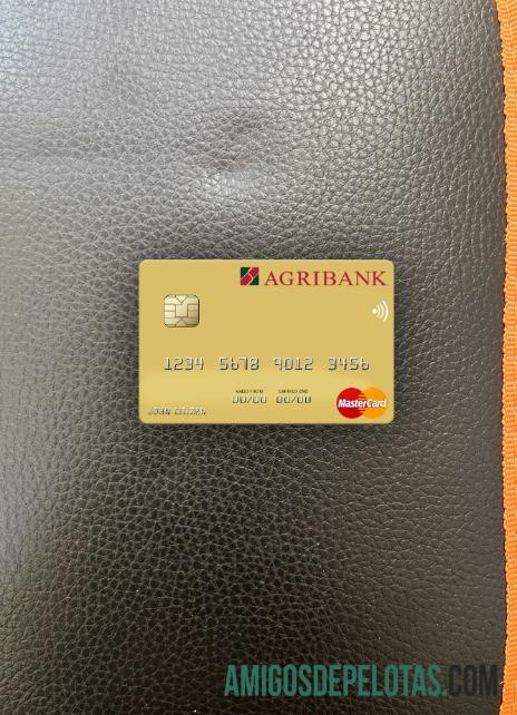 Frente Photolook do Vietnam Agribank Mastercard exemplo real